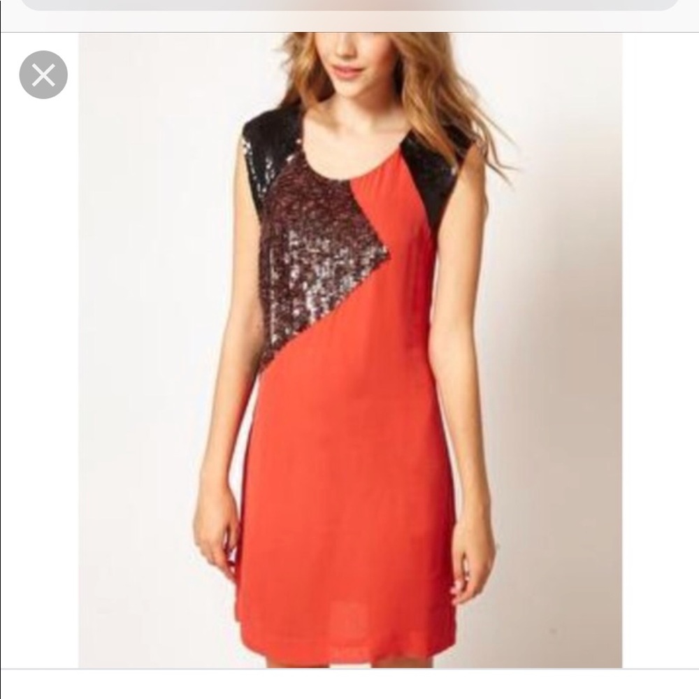 French Connection Hot Fuzz Sequin Dress